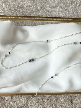 Extra Long Crystal Necklace